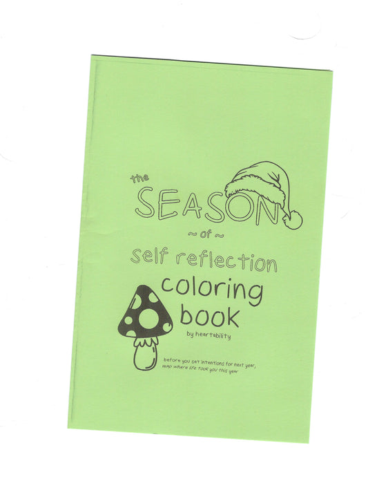 Season of self reflection coloring book (digital download)