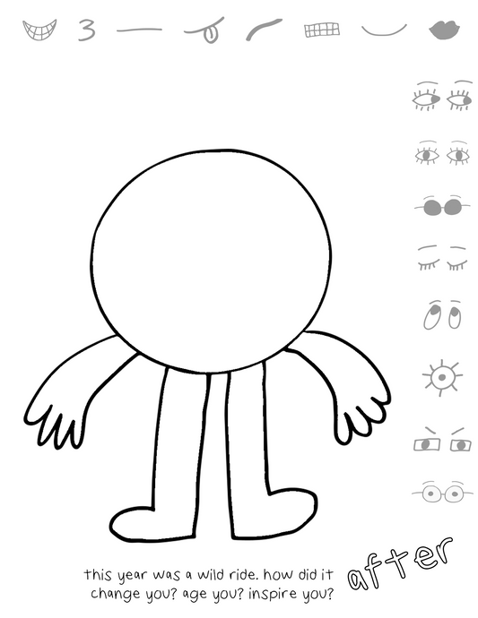 Season of self reflection coloring book (digital download)